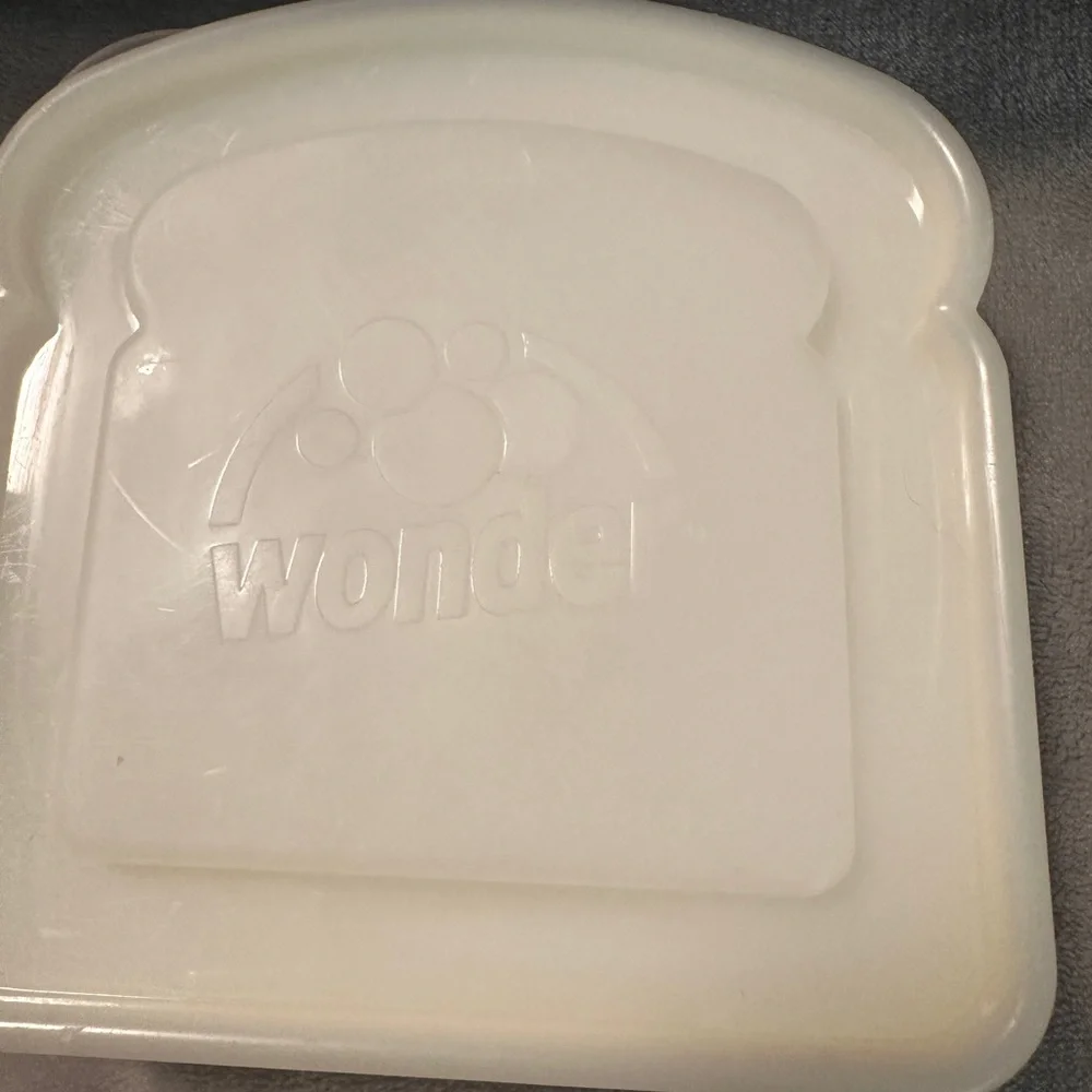 Wonder Bread sandwich container lunch‎ polka dots great condition nostalgia 2010